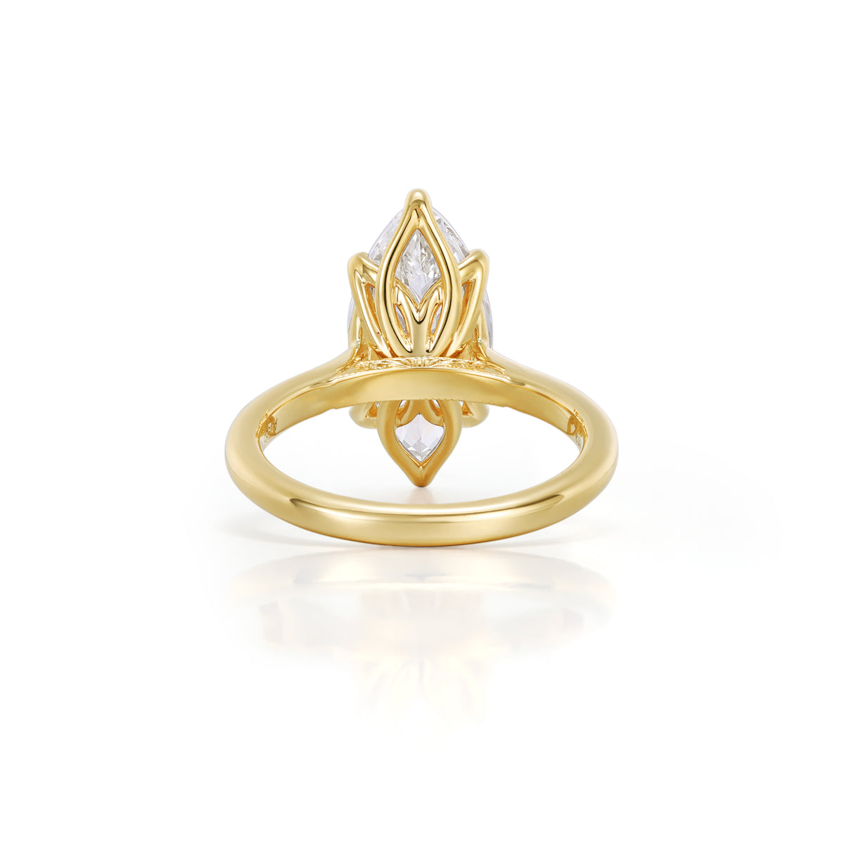 Noor-Marquise Cut Lab Grown Diamond Ring
