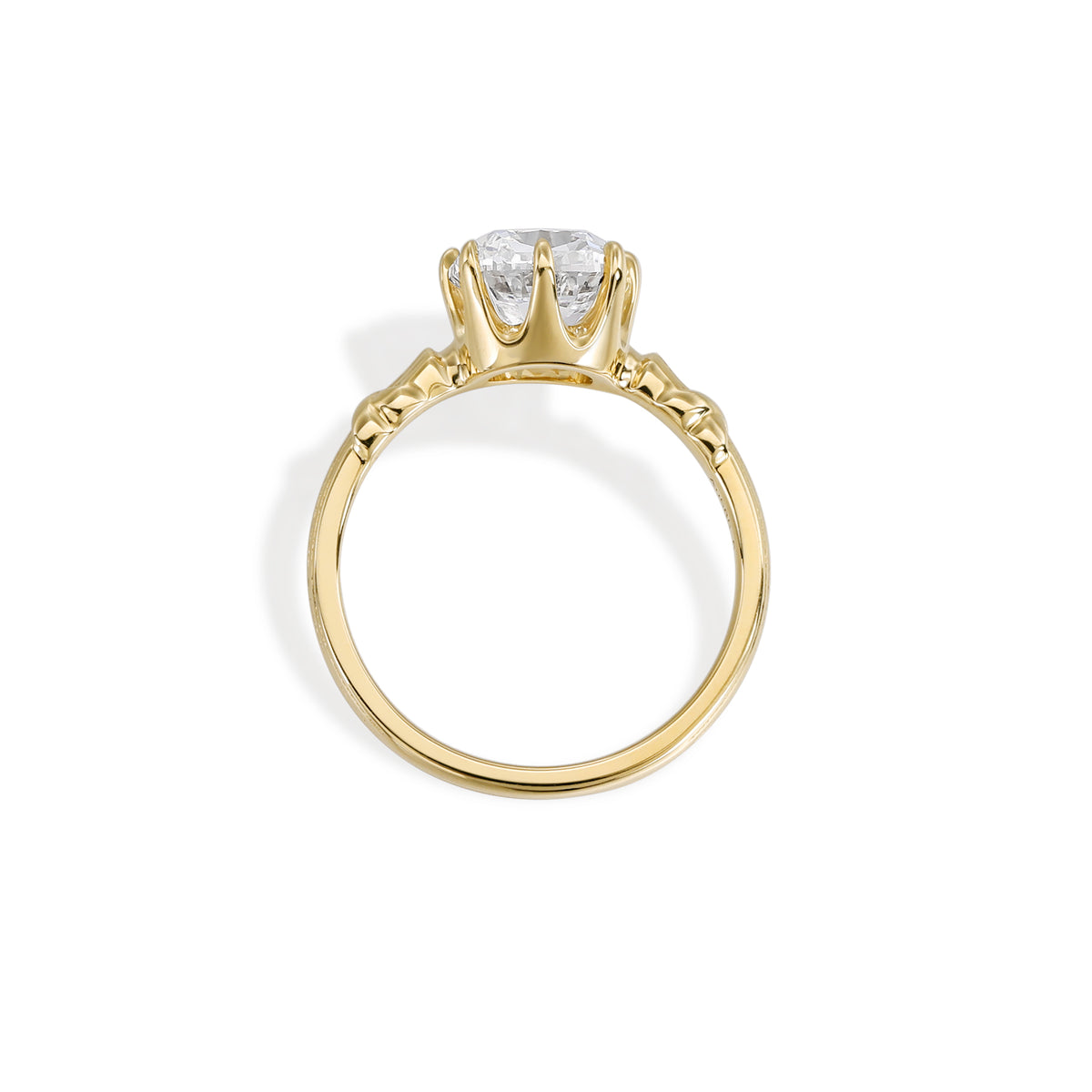 Surry-Old Mine Cut Lab Grown Diamond Engagement Ring 2