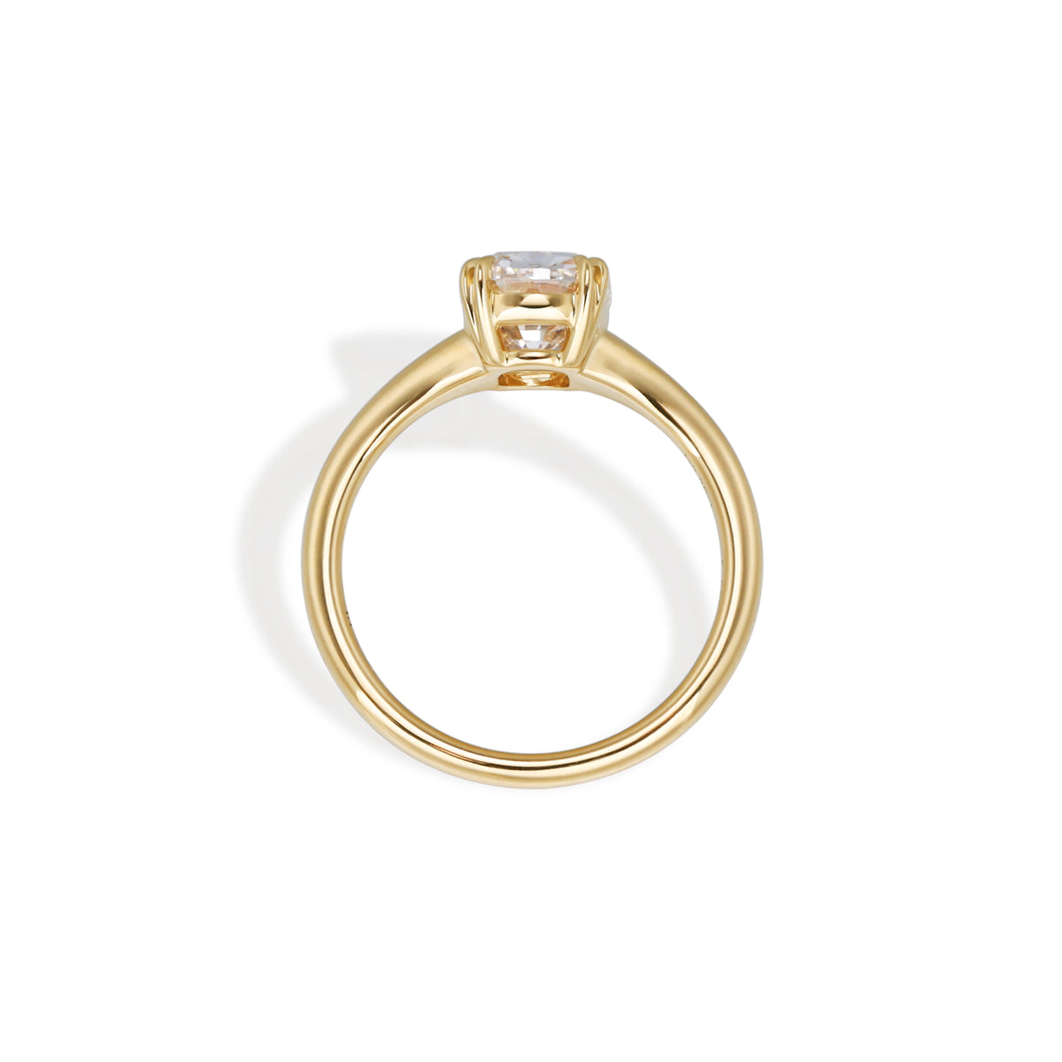 Etta-Old Mine Cushion Cut Lab Grown Diamond Ring