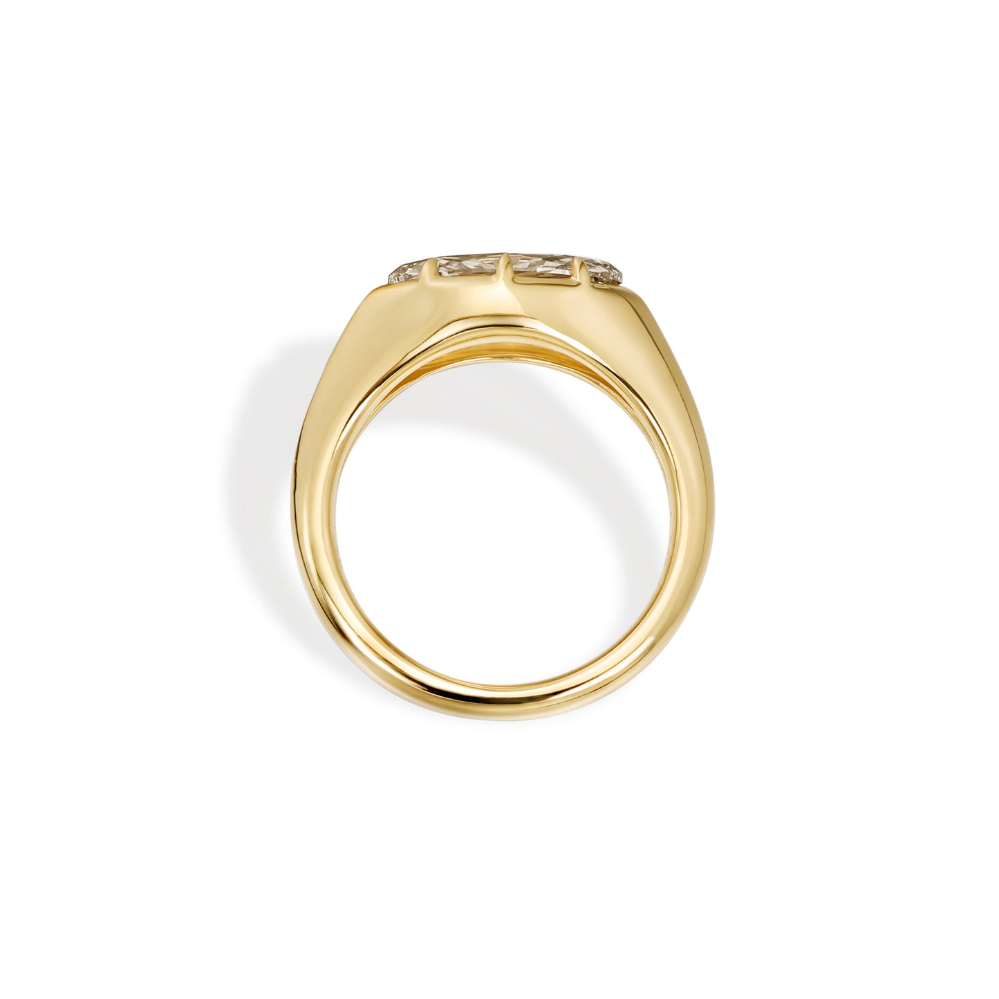 Lake-Marquise Cut Lab Grown Diamond Pinky Ring