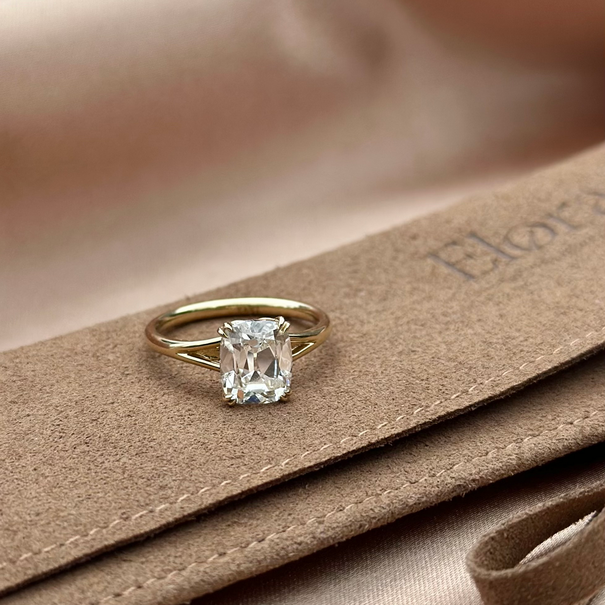 Haven-Old Mine Cut Lab Grown Diamond Engagement Ring