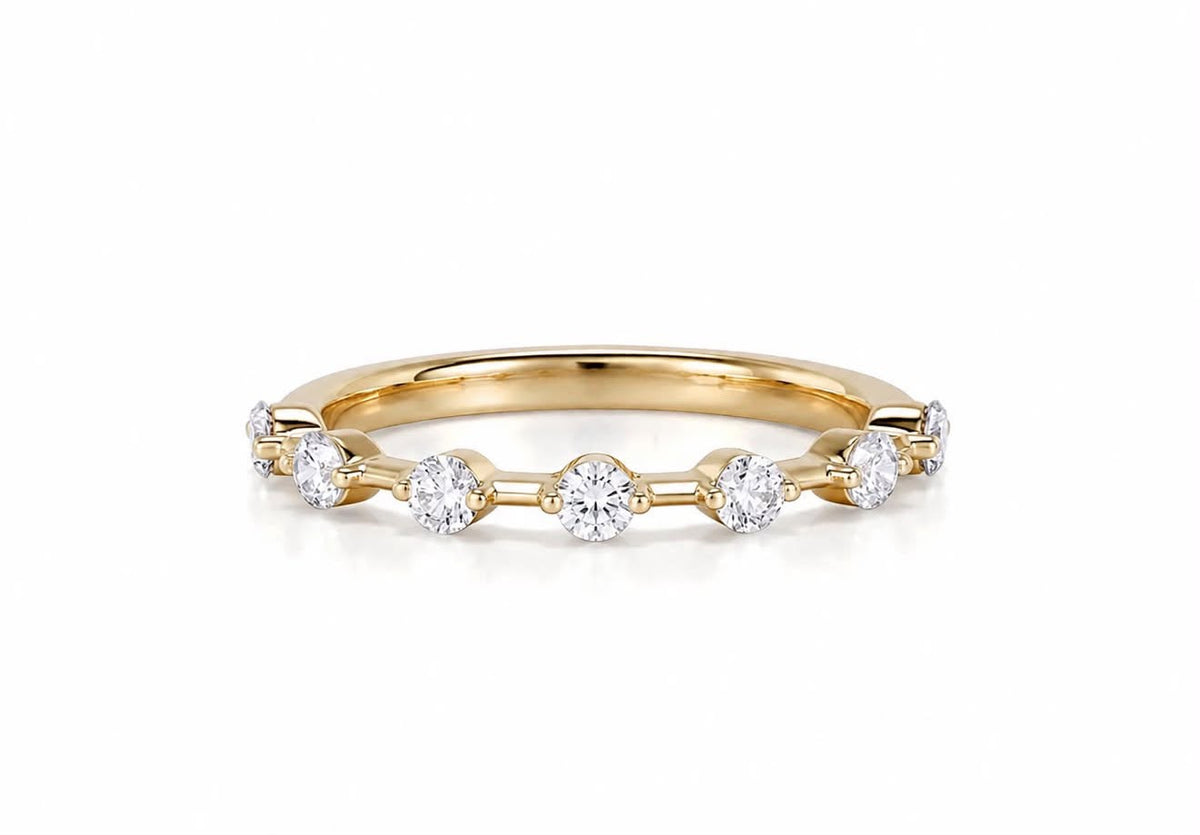 Custom Order Deposit-14k yellow gold bubble band