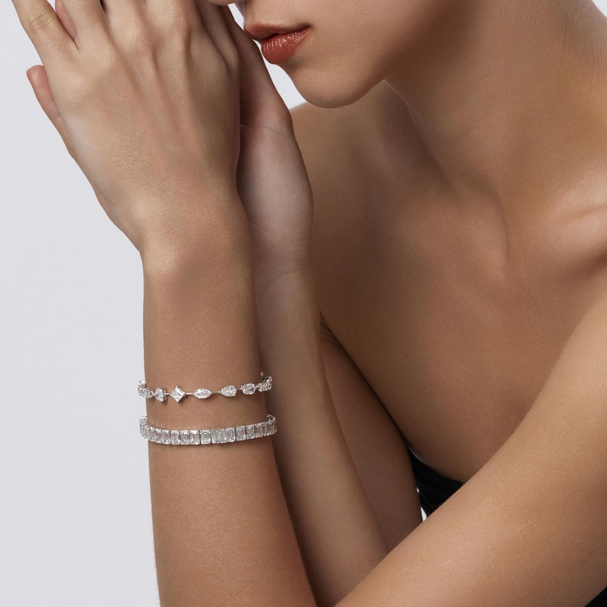 Celestial Symphony Diamond Bracelet