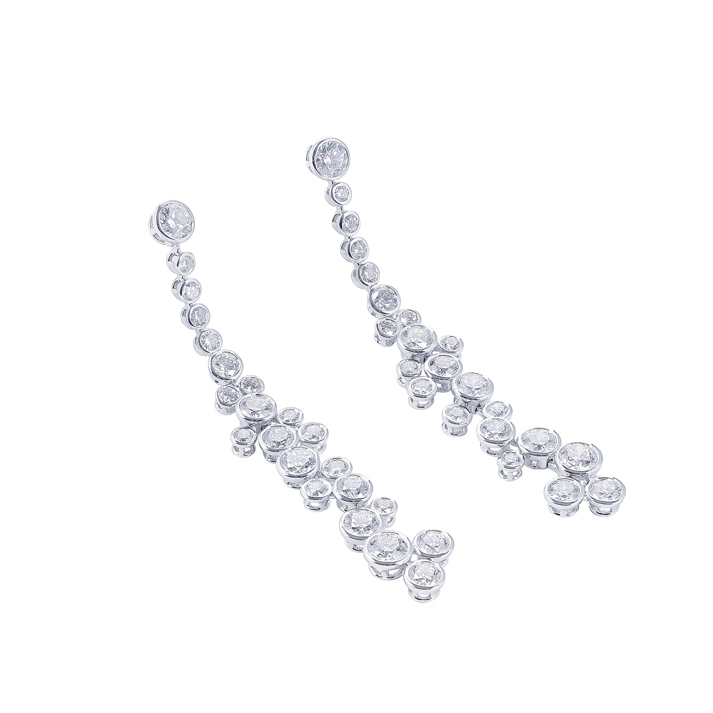 Stardust Cascade Diamond Earrings, Earrings