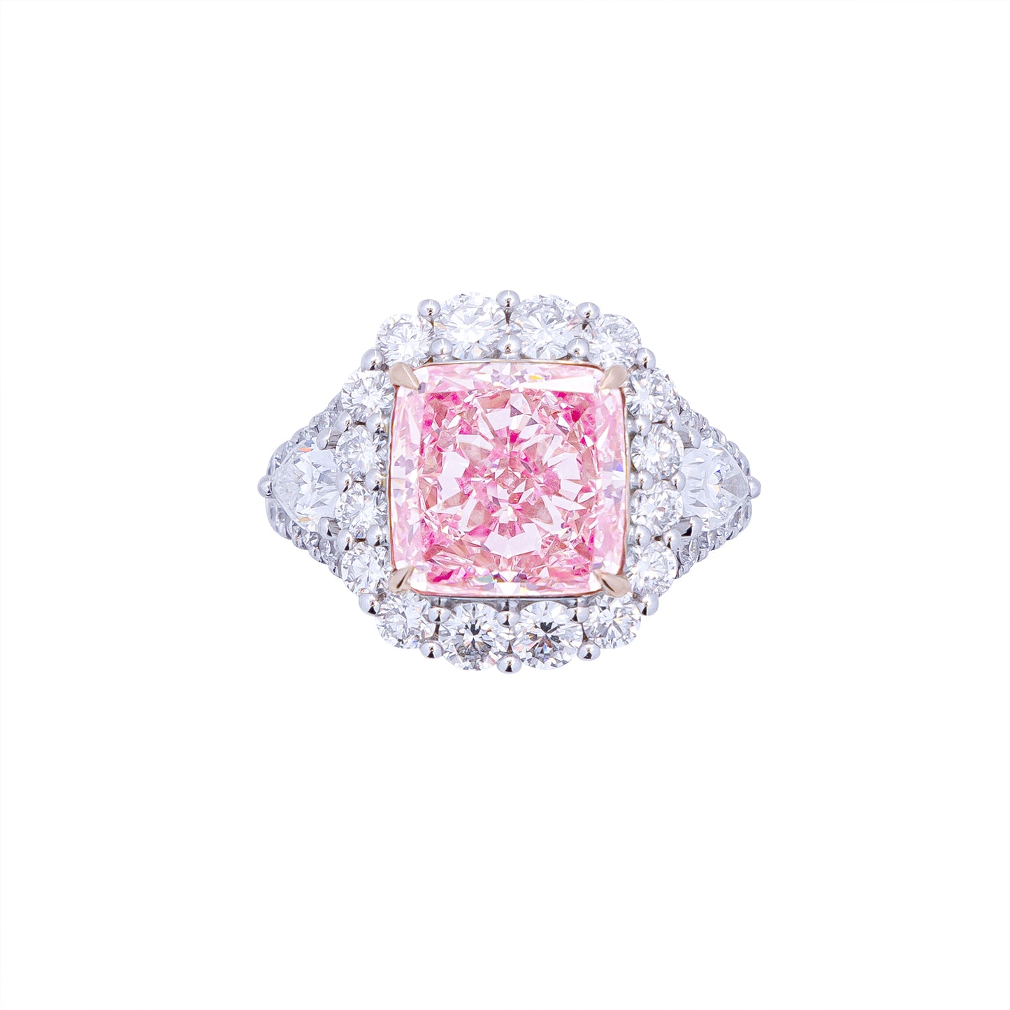 Eloise - Cushion Cut Pink Diamond Ring, Rings