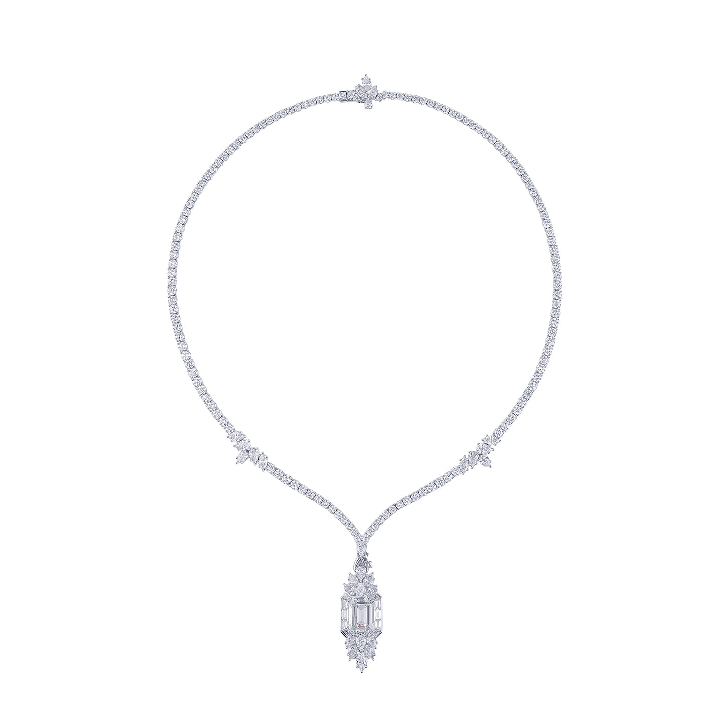 Regal Splendor Diamond Necklace, Necklaces