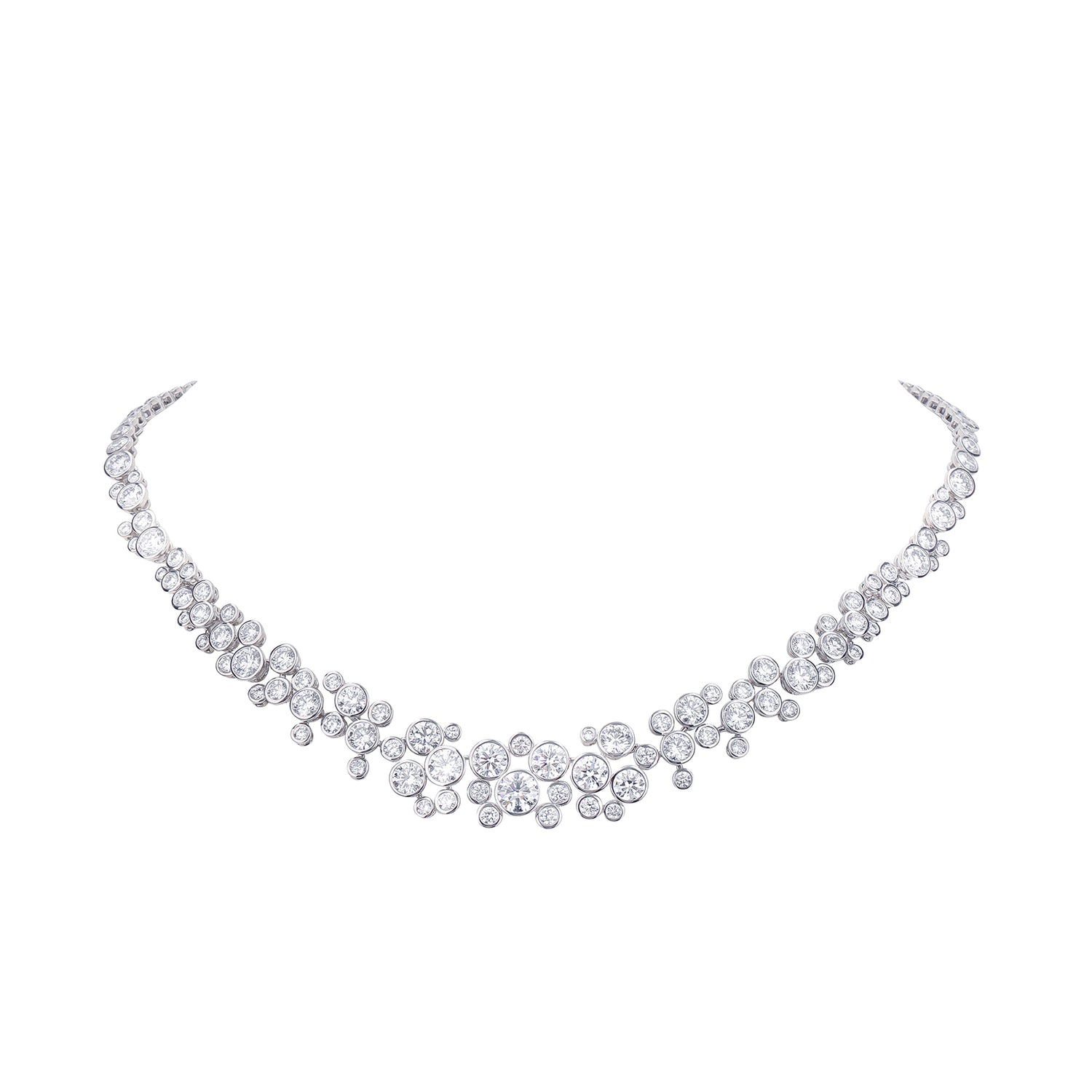 Stardust Cascade Diamond Necklace, Necklaces