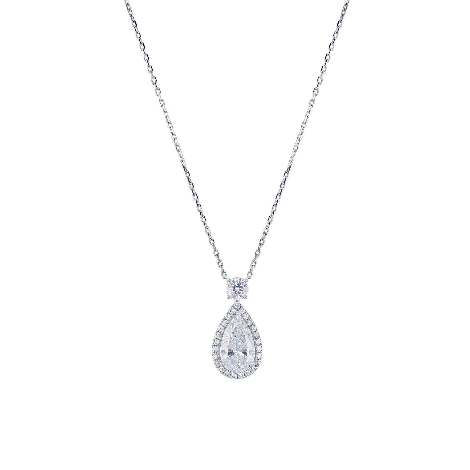 Radiant Pear Drop Necklace, Necklaces