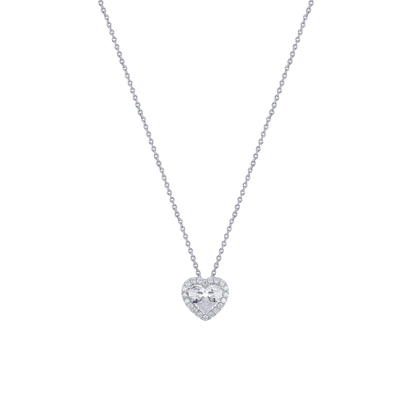 Heart's Embrace Diamond Necklace, Necklaces