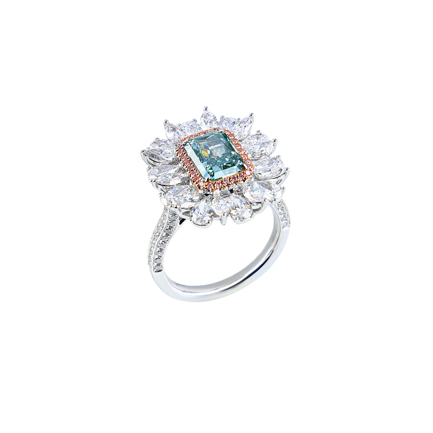 Serenity - Radiant Cut Diamond Ring, Rings