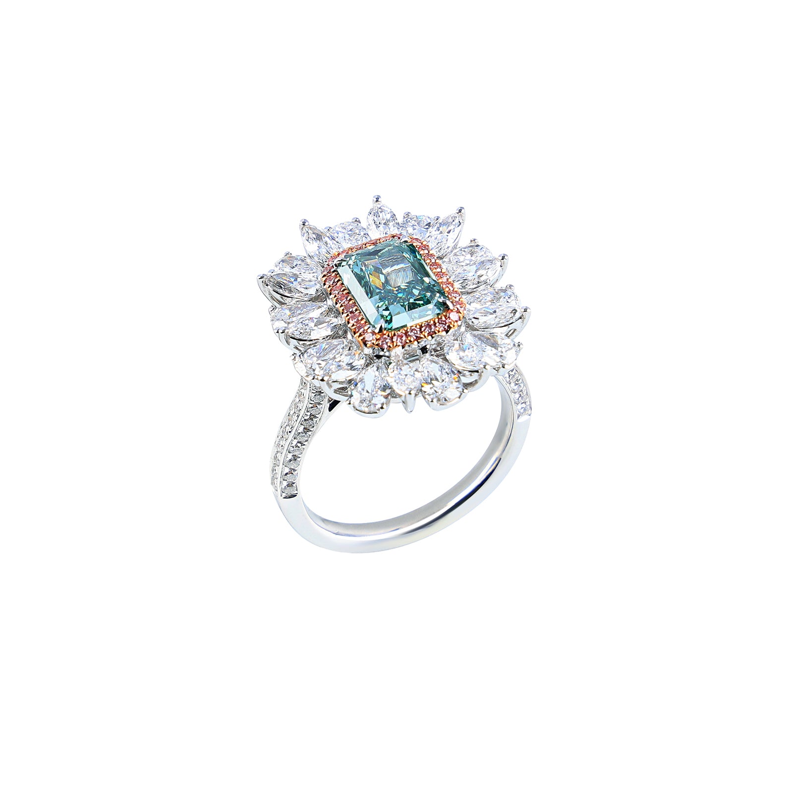 Serenity - Radiant Cut Diamond Ring, Rings