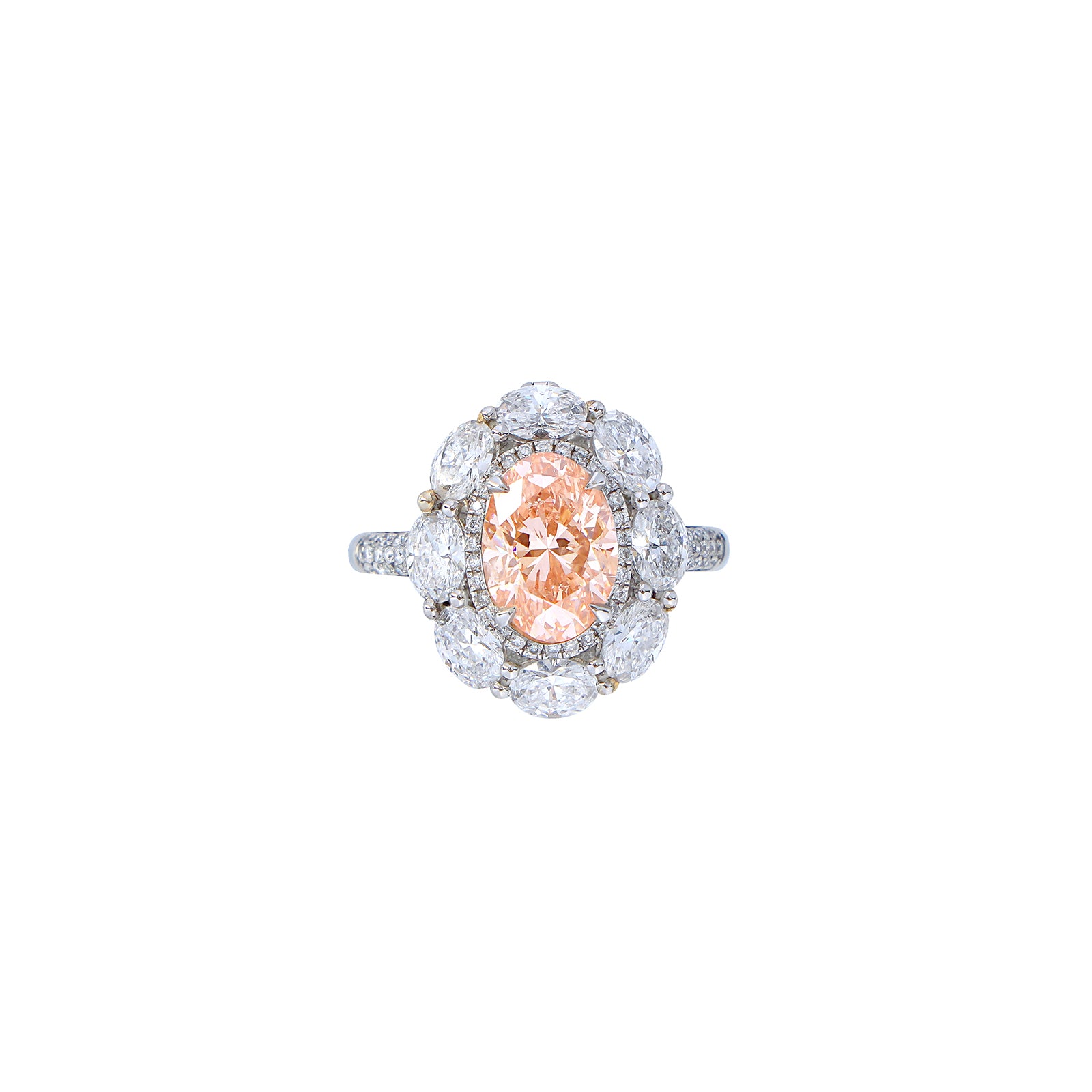 Madeline - Oval Cut Diamond Ring, Rings