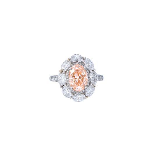 Madeline - Oval Cut Diamond Ring, Rings