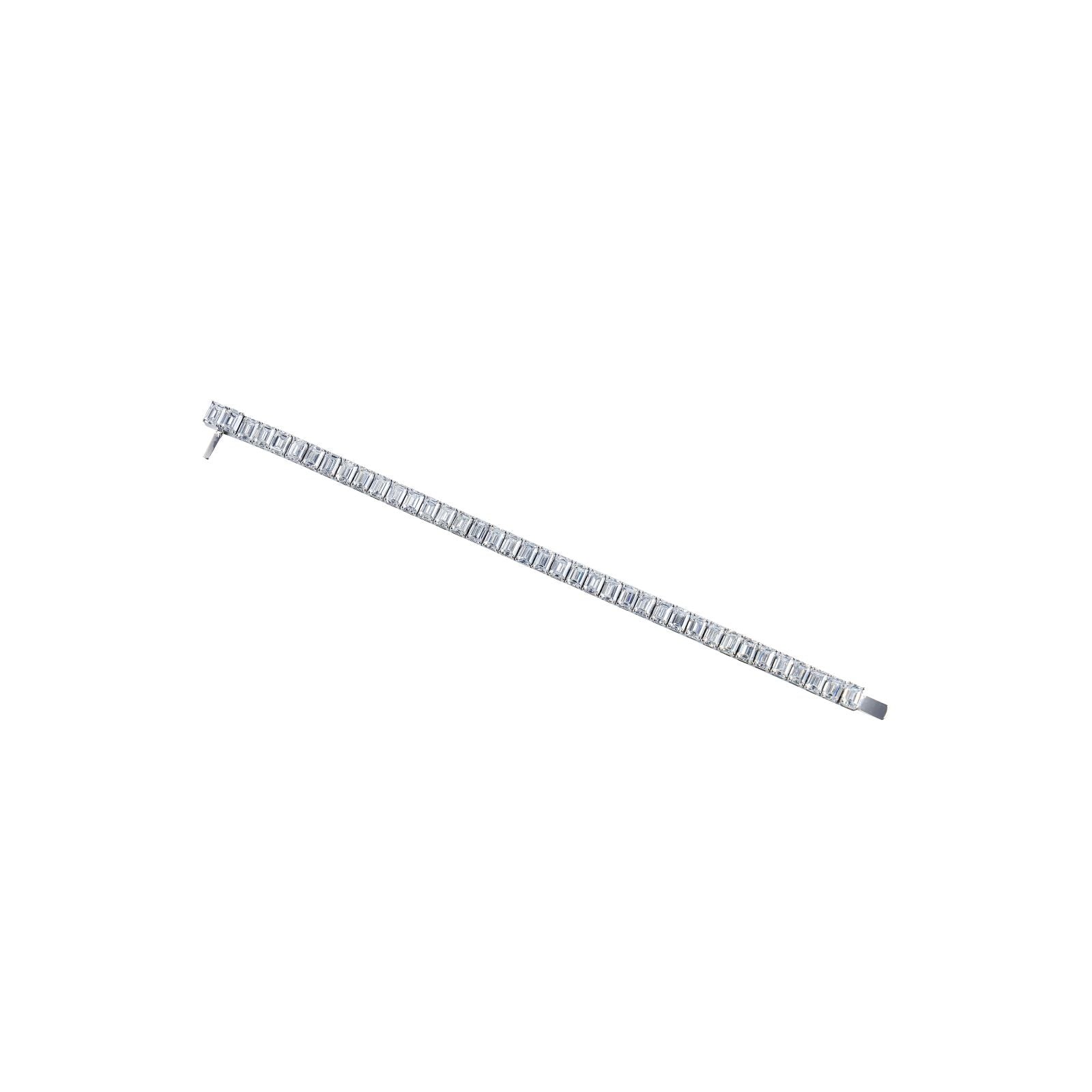Timeless Elegance Emerald Cut Tennis Bracelet, Bracelets
