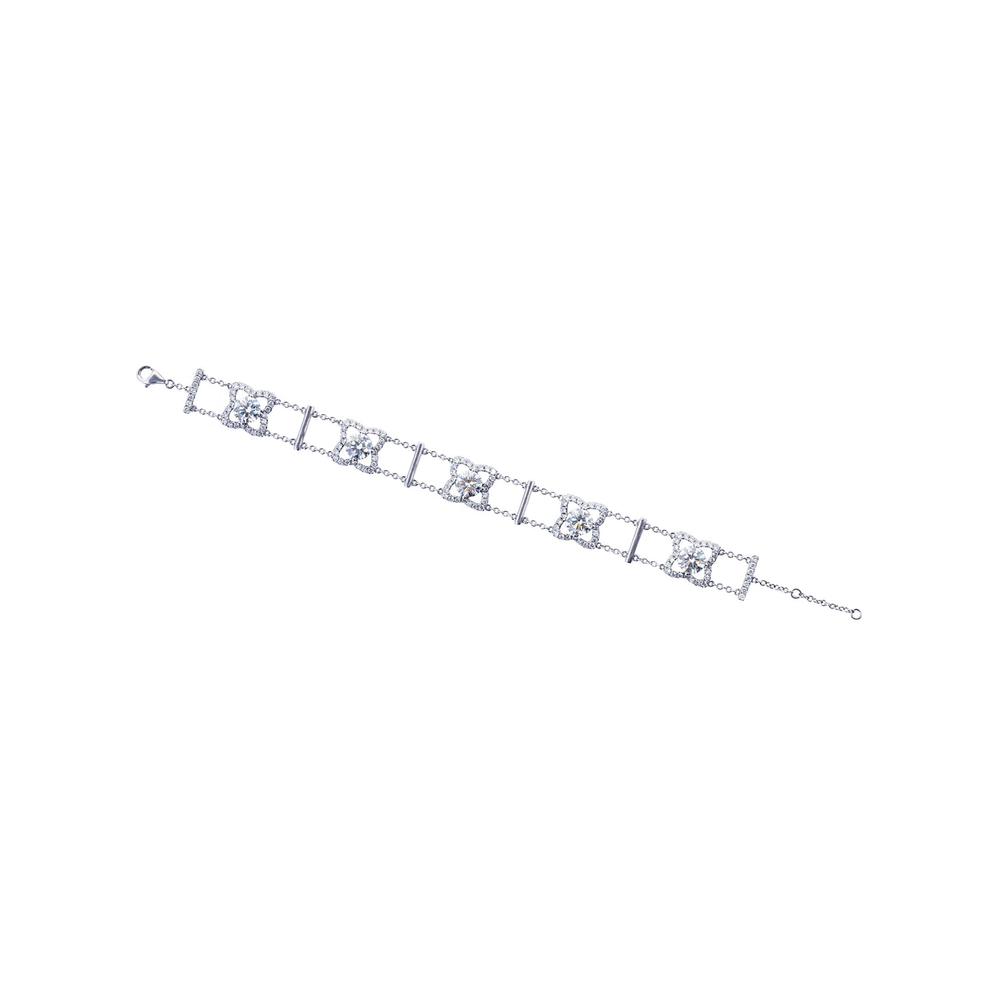 Orchid Blossom Diamond Bracelet, Bracelets