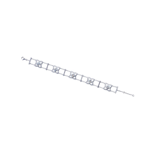Orchid Blossom Diamond Bracelet, Bracelets