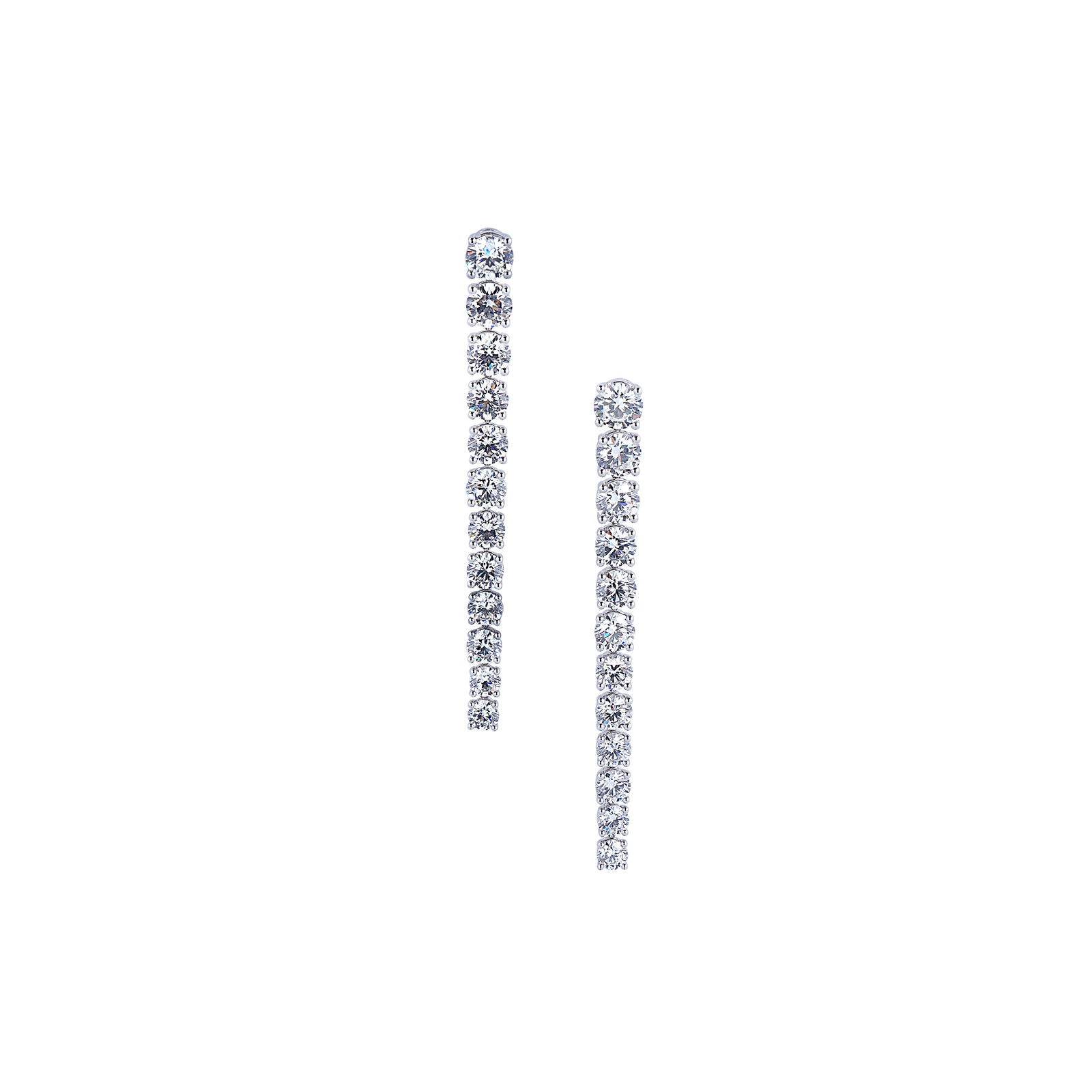 Cascading Elegance Diamond Earrings, Earrings