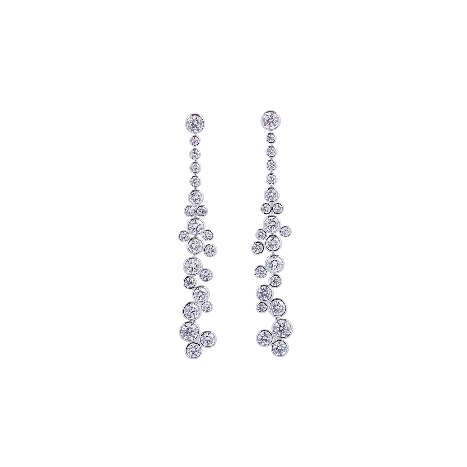Stardust Cascade Diamond Earrings, Earrings