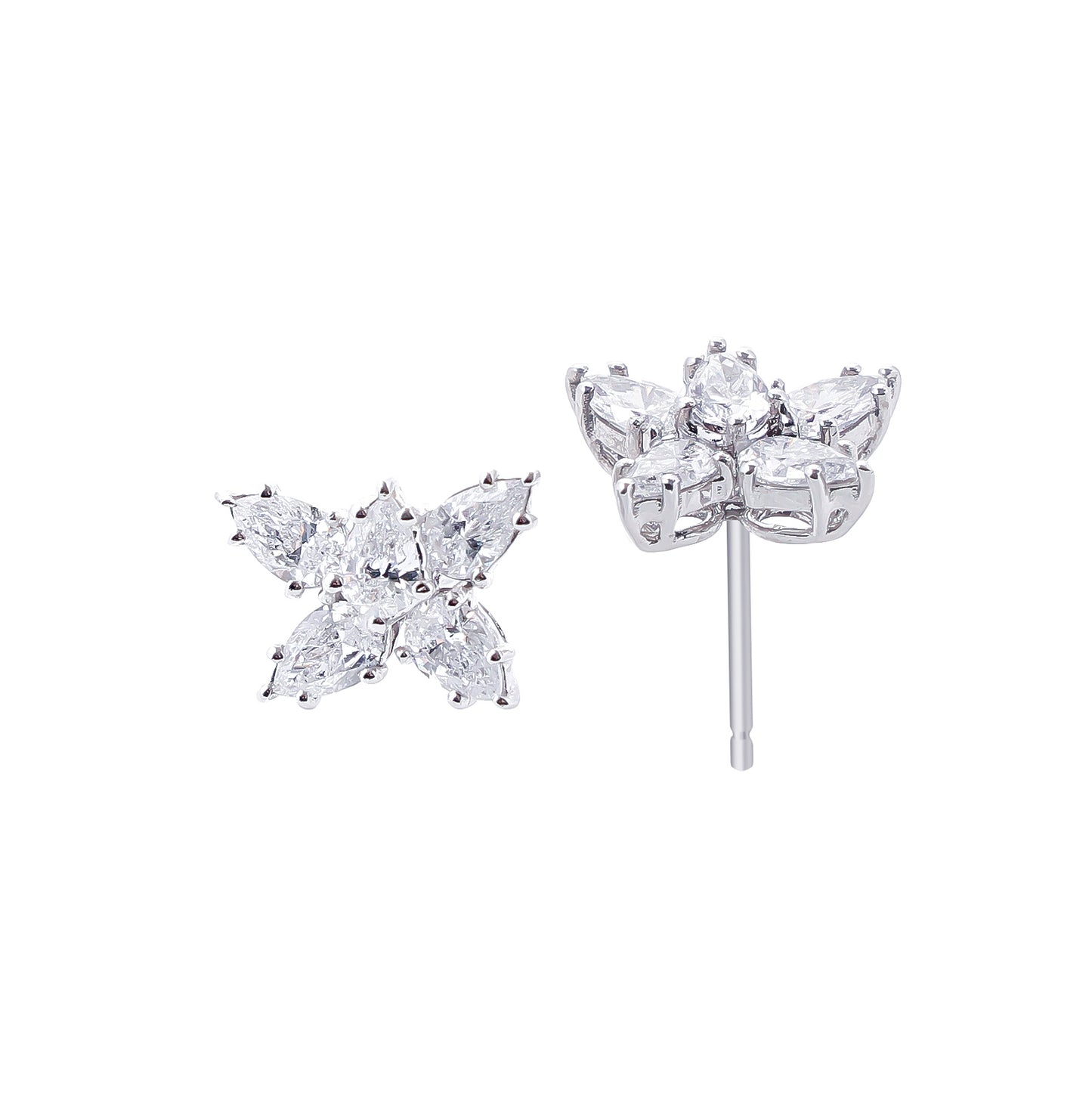 Twinkling Star Diamond Studs, Earrings