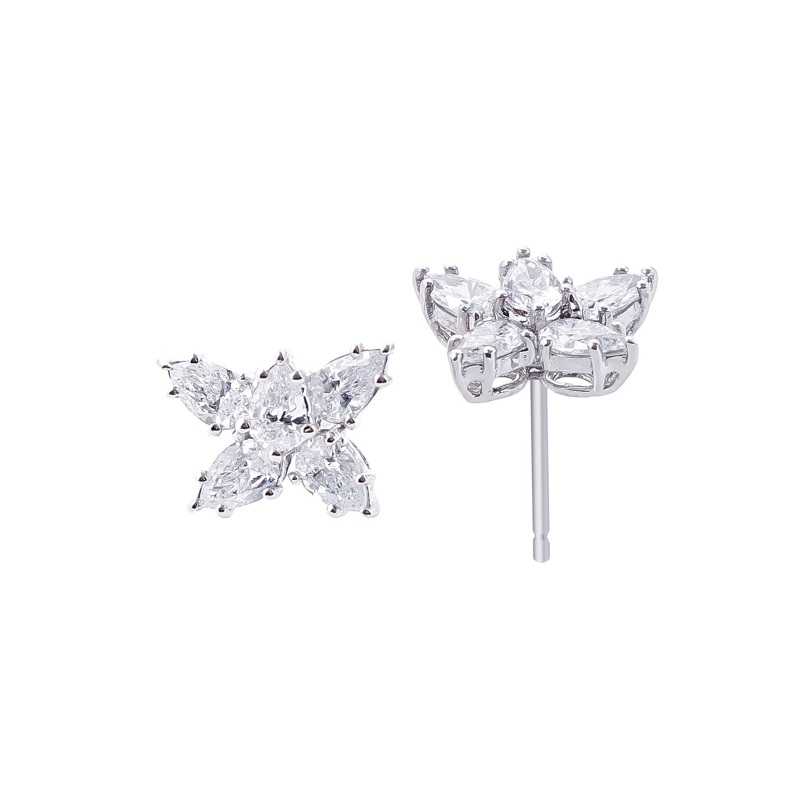Twinkling Star Diamond Studs, Earrings