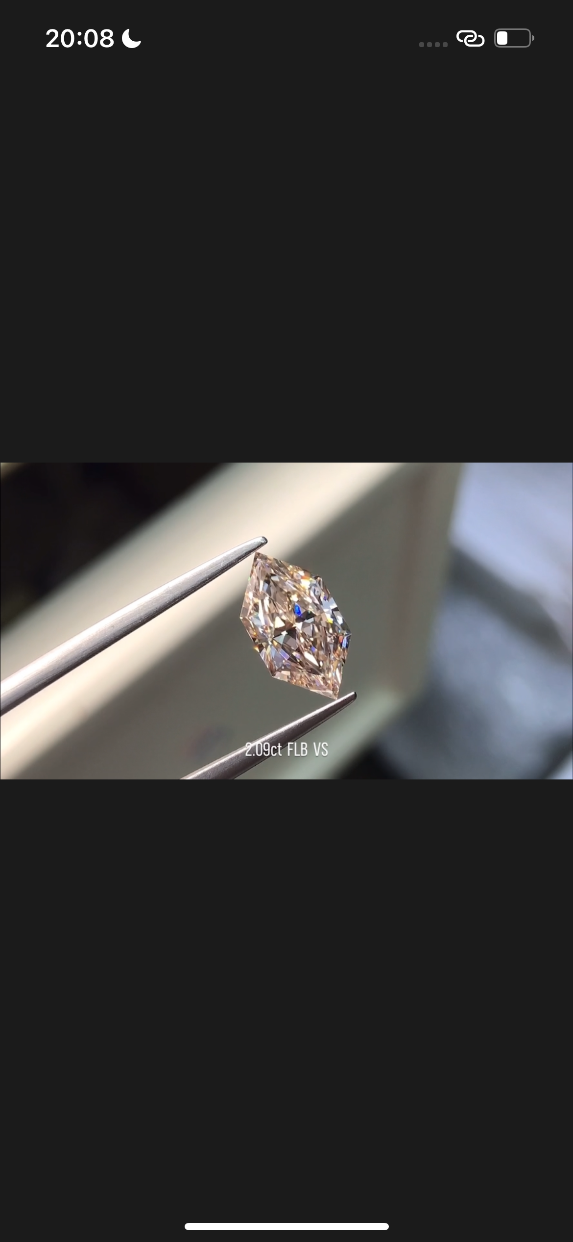 Custom Order Deposit- 2ct Dutch Marquise Cut Lab Champagne Diamond Ring