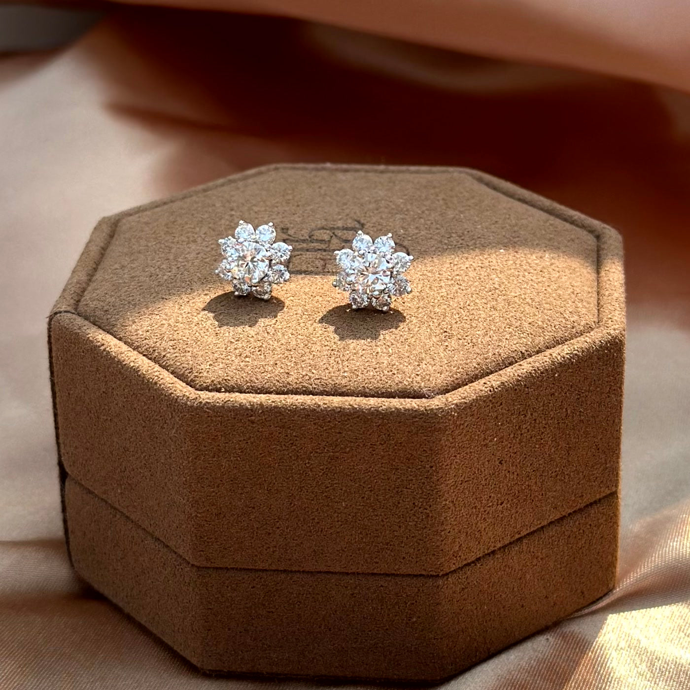 Radiant Snowflake Earrings
