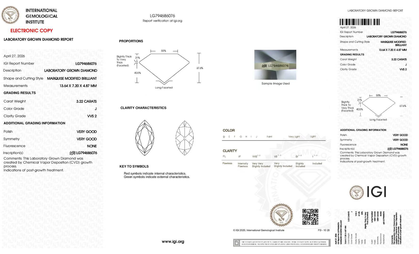 Asher-Champagne Old Mine Marquise Lab Grown Diamond Ring