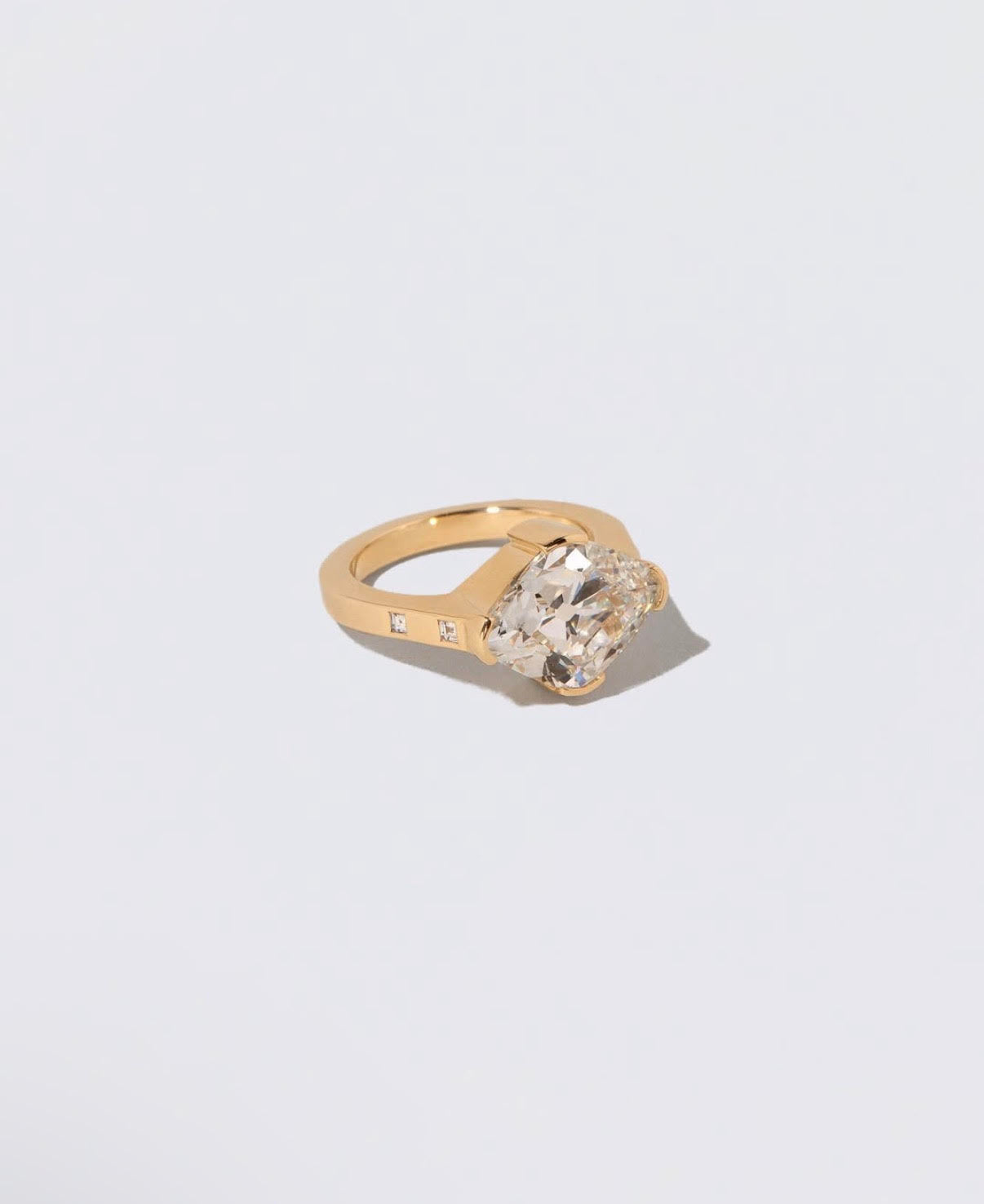 Custom Order Deposit - 2.5ct lozenge cut Lab Grown Diamond Ring