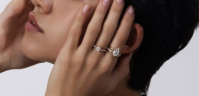 Solitaire Engagement Ring with Wedding Band Pairings