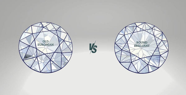 Old European Cut vs. Round Brilliant Cut Diamond: What’s the Difference?
