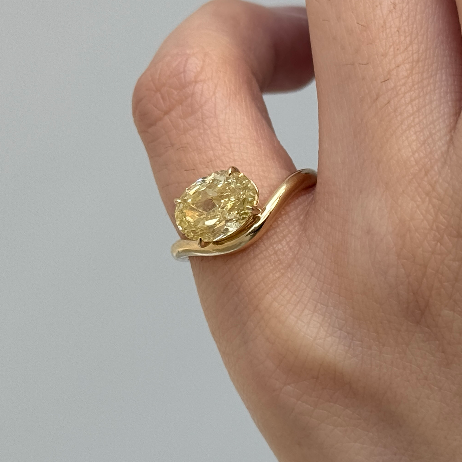 Yellow Diamond Engagement Ring