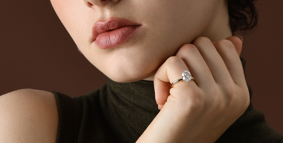 Lab Grown Diamond Pinky Rings | Elora