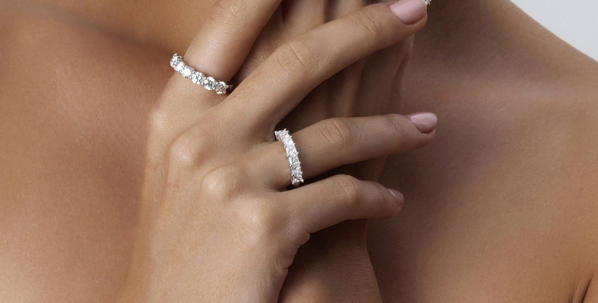 Princess Cut Wedding Band