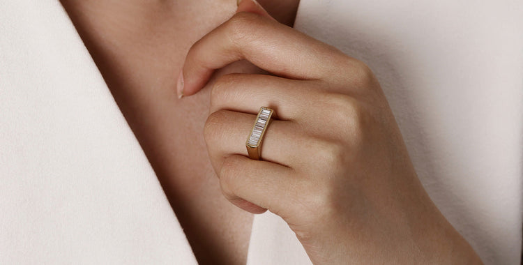 Rare Cut Wedding Band
