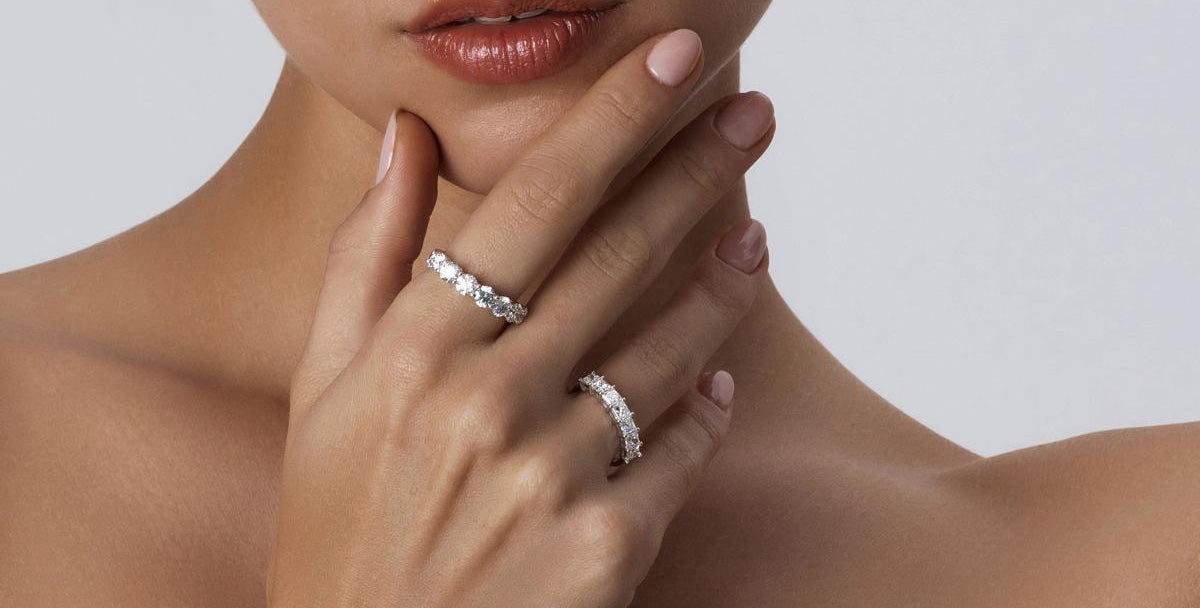Round Cut Wedding Band
