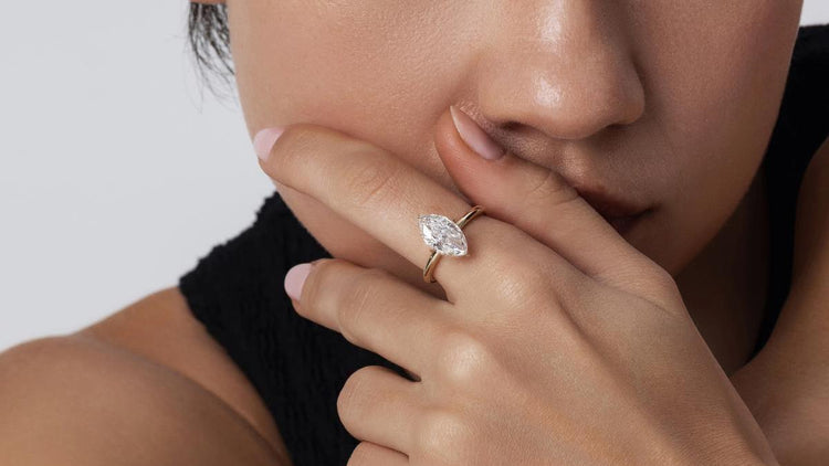 Solitaire Lab Grown Diamond Rings | Elora