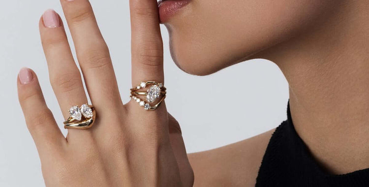 Infini Lab Grown Diamond Wedding Bands | Elora