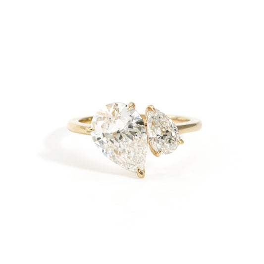 Danielle-Pear Cut Lab Grown  Diamond Ring