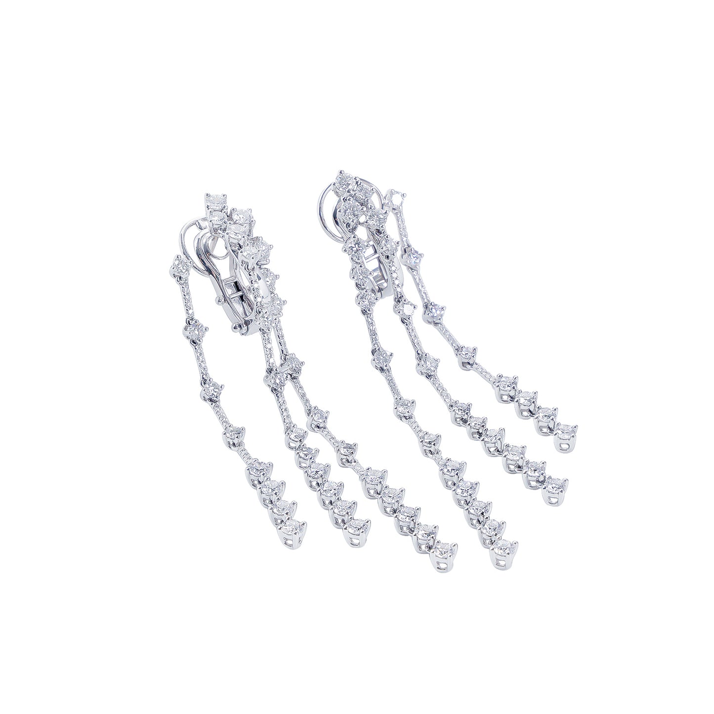 Cascading Radiance Diamond Earrings