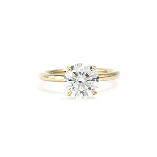 Chloe- Round Cut Lab Grown Diamond Ring