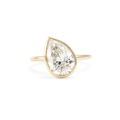 Imara-Pear Cut Lab Grown Diamond Ring