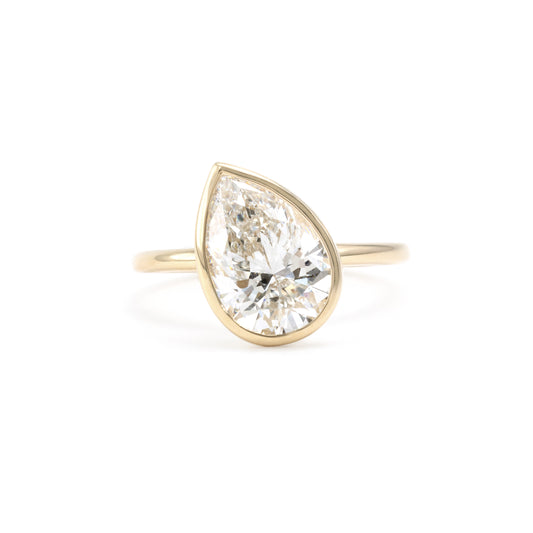 Imara-Pear Cut Lab Grown Diamond Ring