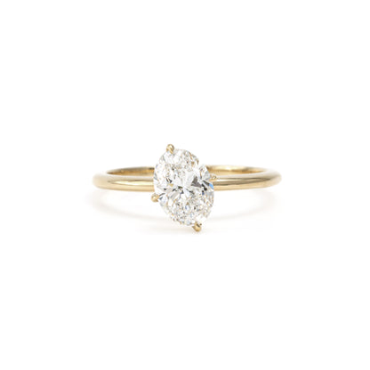 Harmony-Oval Cut Lab Grown Diamond Ring