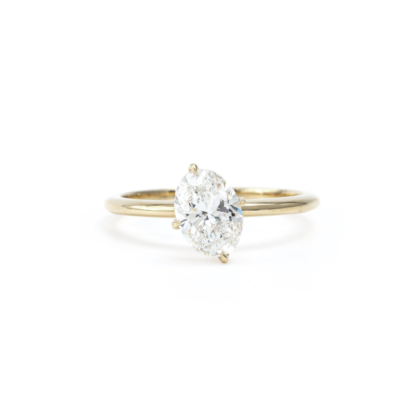 Delia-Oval Cut Lab Grown Diamond Ring