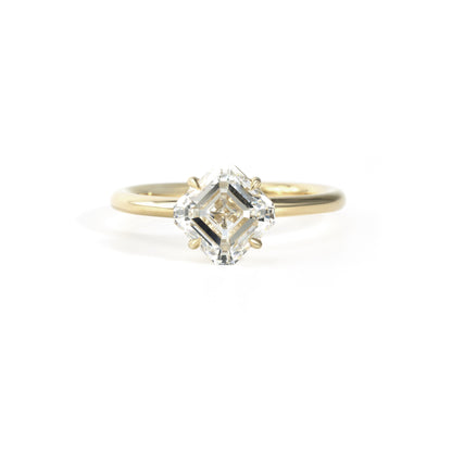 Bonni-Asscher Cut Lab Grown Diamond Ring