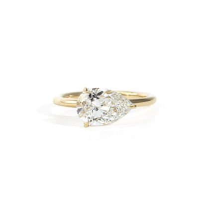 Felicity-Pear Cut Lab Grown Diamond Ring