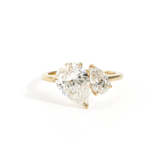 Danielle-Pear Cut Lab Grown  Diamond Ring