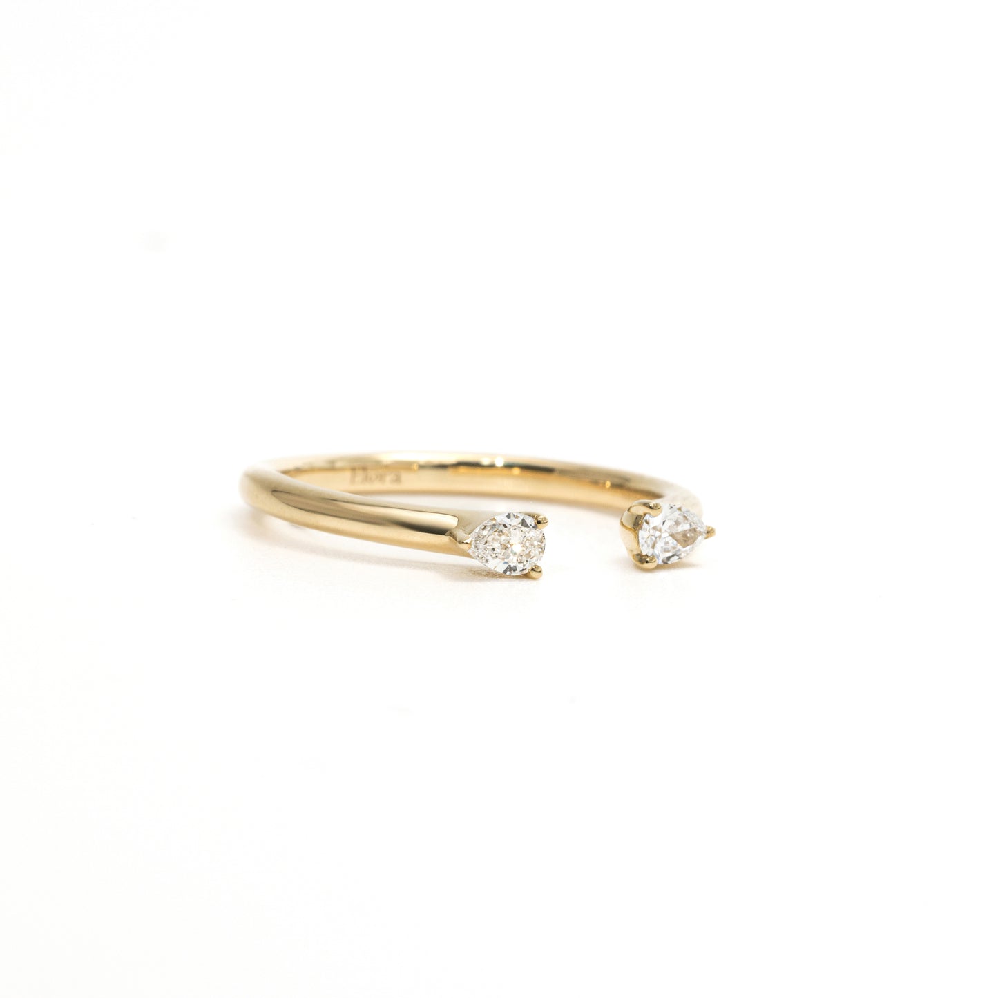 Ida-Pear Cut Lab Grown Diamond Ring