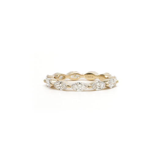 Ariadne-Marquise Cut Lab Grown Diamond Tennis Ring