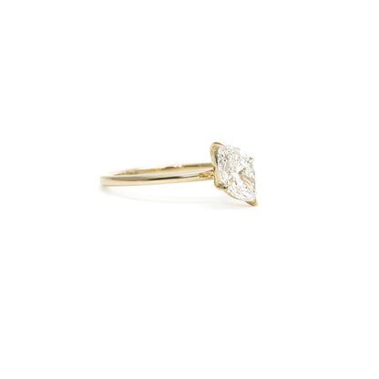 Delia-Oval Cut Lab Grown Diamond Ring